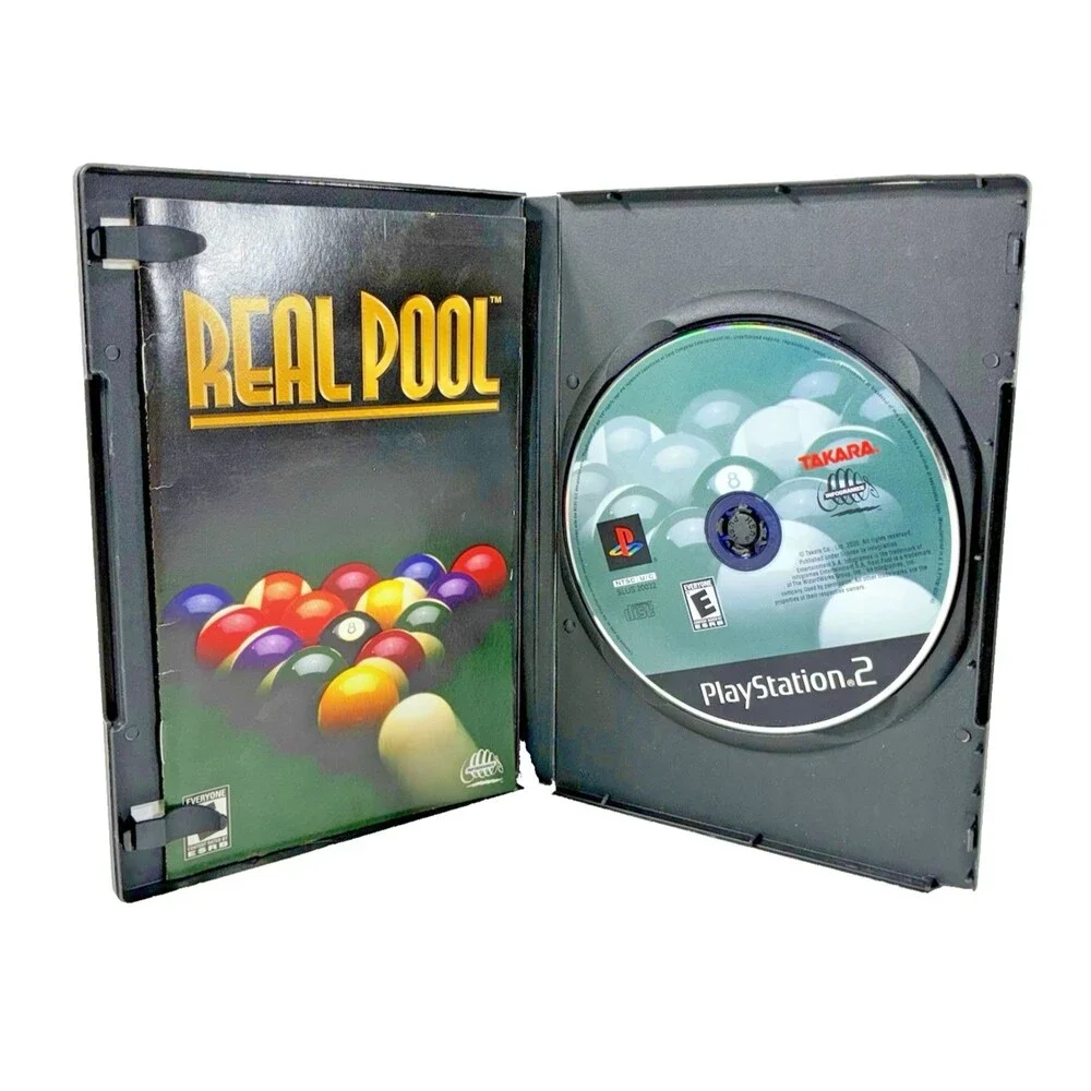 Real Pool Sony PlayStation 2 Vintage 2000 Complete with Manual Tested